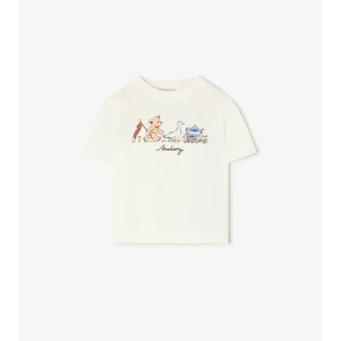 Camiseta de algodón de Thomas Bear and Friends Camiseta de algodón de Thomas Bear and Friends