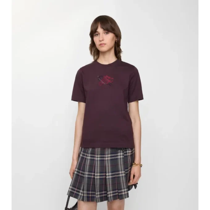 Camiseta de algodón EKD Check