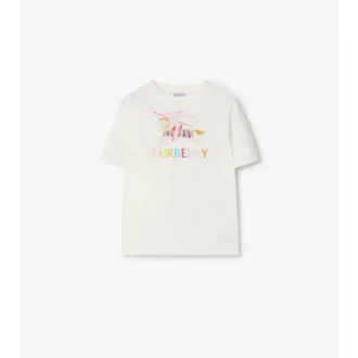 Camiseta de algodón EKD multicolor