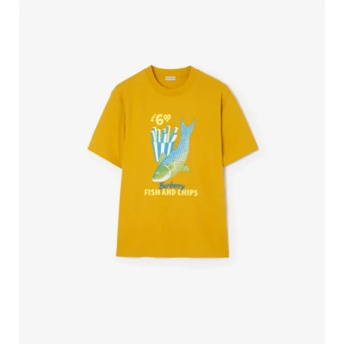 Camiseta de algodón «Fish and Chips» Camiseta de algodón «Fish and Chips»