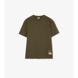 Camiseta de algodón Landscape Label