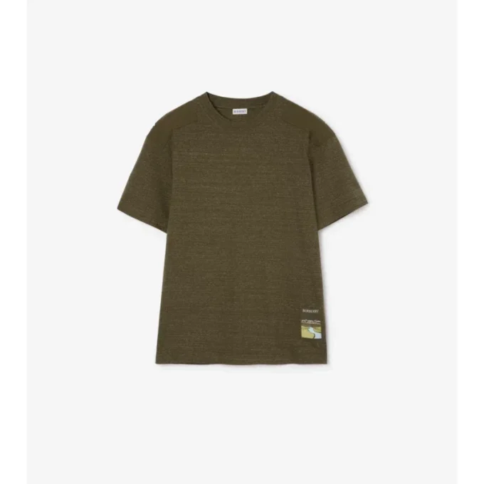 Camiseta de algodón Landscape Label