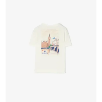 Camiseta de algodón London Bear Camiseta de algodón London Bear