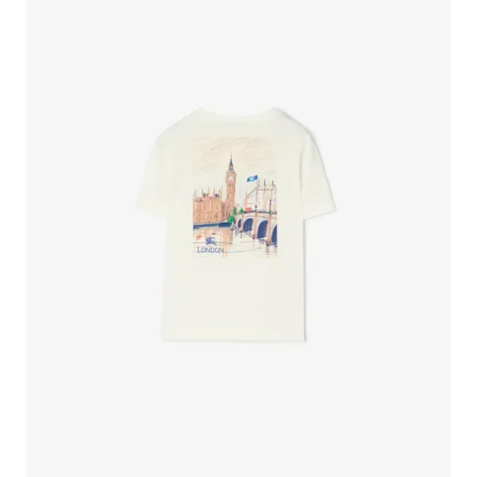 Camiseta de algodón London Bear Camiseta de algodón London Bear