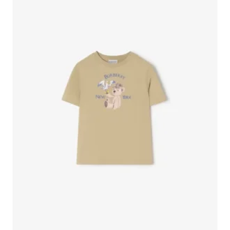 Camiseta de algodón New York Bear Camiseta de algodón New York Bear