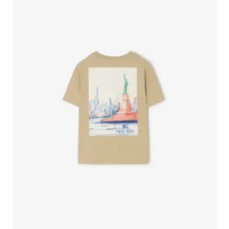 Camiseta de algodón New York Bear Camiseta de algodón New York Bear