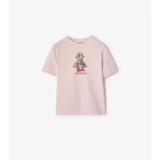 Camiseta de algodón Rainy Day Bear