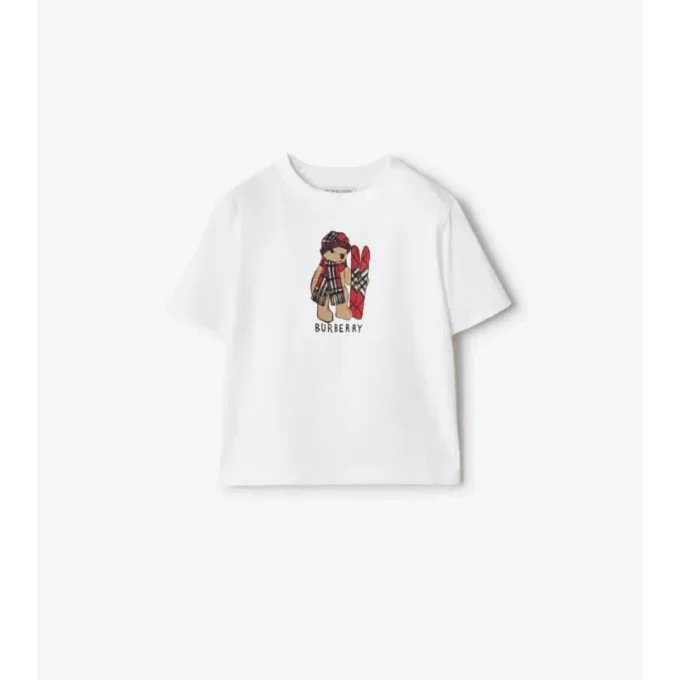 Camiseta de algodón Ski Bear Camiseta de algodón Ski Bear