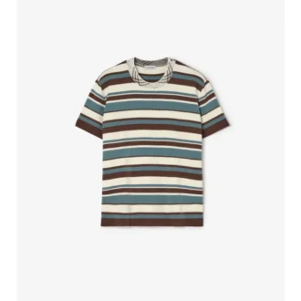 Camiseta de mezcla de lana a rayas