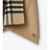 Capa reversible de cachemira con estampado de cuadros