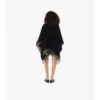 Capa reversible de lana a cuadros