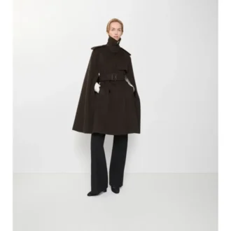 Capa tipo trench Belmont de cachemira