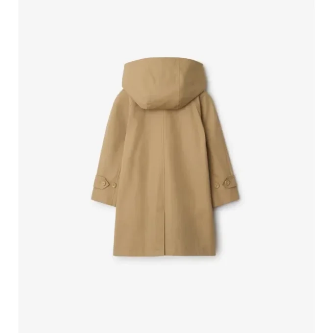 Car Coat de algodón con capucha Car Coat de algodón con capucha