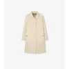 Car Coat de gabardina tropical de largo medio
