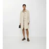 Car Coat de gabardina tropical de largo medio