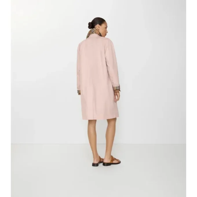 Car Coat de gabardina tropical de largo medio Car Coat de gabardina tropical de largo medio