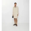 Car Coat de gabardina tropical de largo medio