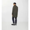 Car Coat de gabardina tropical de largo medio