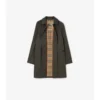 Car Coat de gabardina tropical de largo medio
