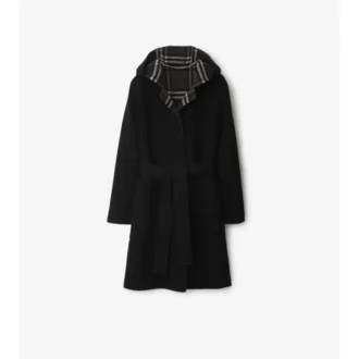Car Coat de lana reversible de largo medio