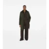 Car Coat de nylon acolchado de largo medio Car Coat de nylon acolchado de largo medio