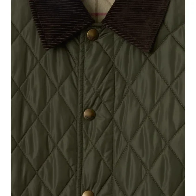 Car Coat de nylon acolchado de largo medio Car Coat de nylon acolchado de largo medio