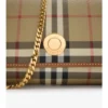 Cartera con correa de cadena y estampado de cuadros Cartera con correa de cadena y estampado de cuadros