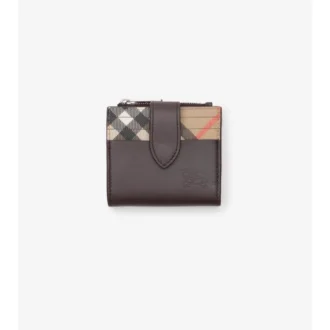 Cartera con cremallera y estampado Pop Check 