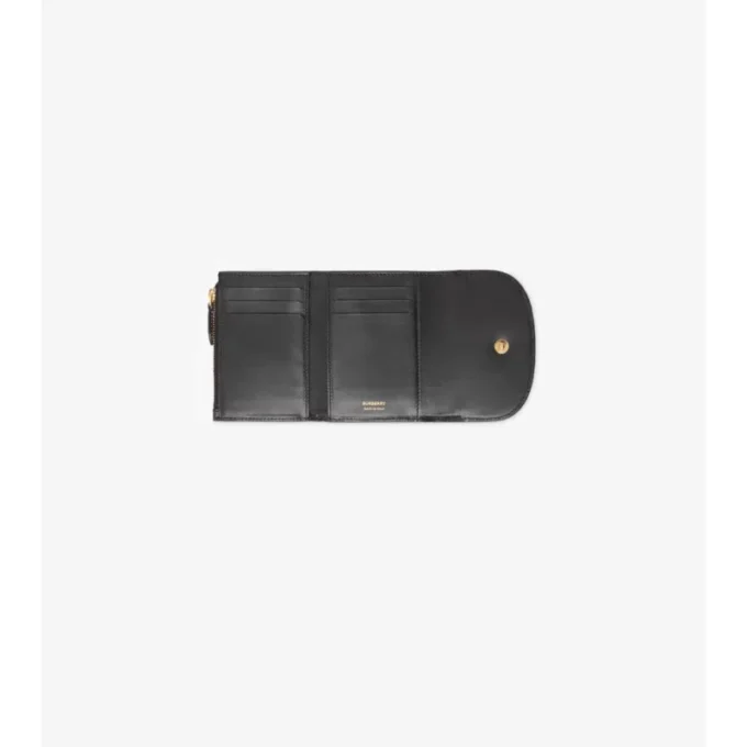 Cartera plegable con estampado de cuadros pequeños Cartera plegable con estampado de cuadros pequeños