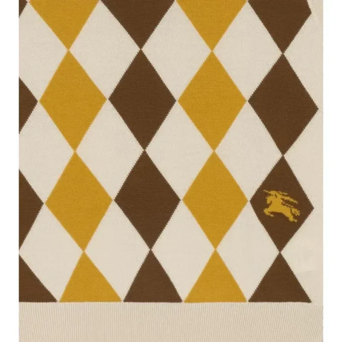 Chaleco de lana con diseño Argyle Chaleco de lana con diseño Argyle