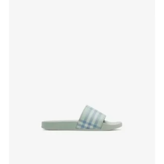 Chanclas con estampado de cuadros