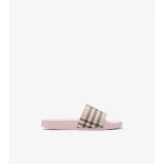 Chanclas con estampado de cuadros