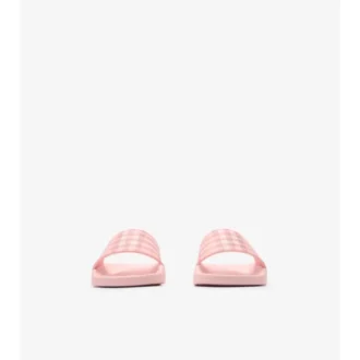 Chanclas con estampado de cuadros