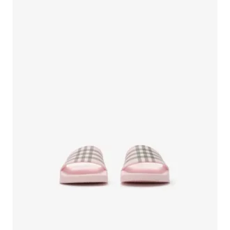 Chanclas con estampado de cuadros