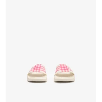 Chanclas con estampado de cuadros