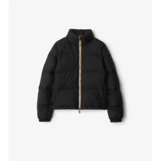 Chaqueta acolchada Ambleside con cinta a cuadros