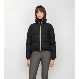 Chaqueta acolchada Ambleside con cinta a cuadros