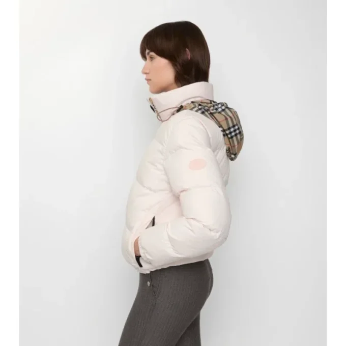 Chaqueta acolchada Ambleside con ribetes a cuadros Chaqueta acolchada Ambleside con ribetes a cuadros