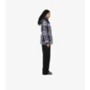 Chaqueta acolchada con estampado de cuadros