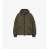 Chaqueta acolchada Doversgreen de nailon con costuras a cuadros