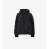 Chaqueta acolchada Doversgreen de nailon con costuras a cuadros