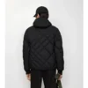 Chaqueta acolchada Doversgreen de nailon con costuras a cuadros
