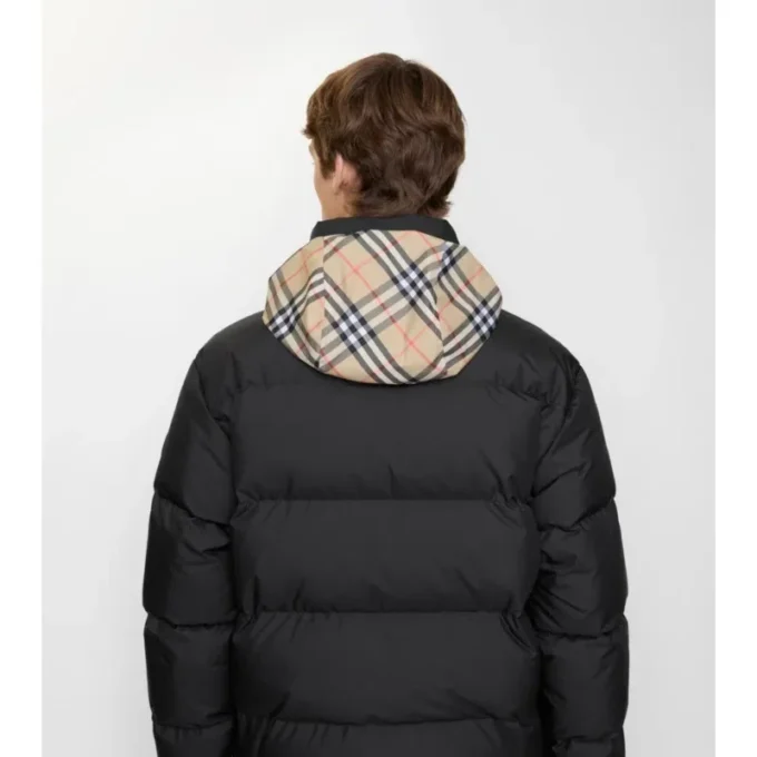 Chaqueta acolchada Snowdon con cinta a cuadros