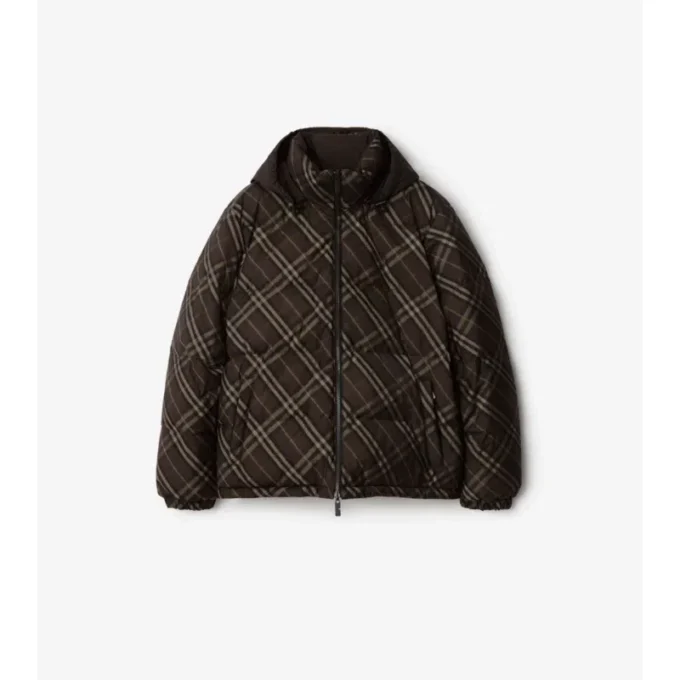 Chaqueta acolchada Snowdon reversible con estampado de cuadros Chaqueta acolchada Snowdon reversible con estampado de cuadros
