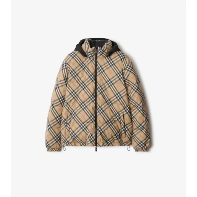 Chaqueta acolchada Snowdon reversible con estampado de cuadros