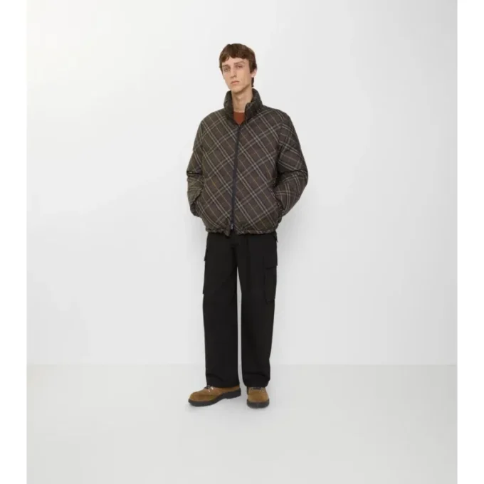 Chaqueta acolchada Snowdon reversible con estampado de cuadros Chaqueta acolchada Snowdon reversible con estampado de cuadros