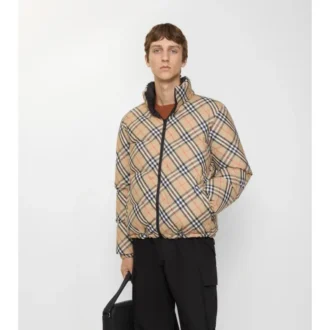 Chaqueta acolchada Snowdon reversible con estampado de cuadros Chaqueta acolchada Snowdon reversible con estampado de cuadros