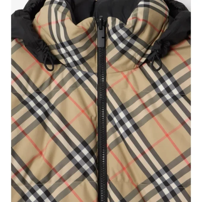 Chaqueta acolchada Snowdon reversible con estampado de cuadros
