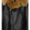 Chaqueta aviador corta de piel de oveja Chaqueta aviador corta de piel de oveja