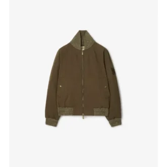 Chaqueta bomber de gabardina Chaqueta bomber de gabardina